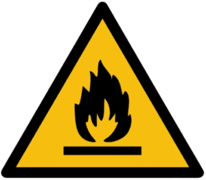 18. Combustible or flammable material